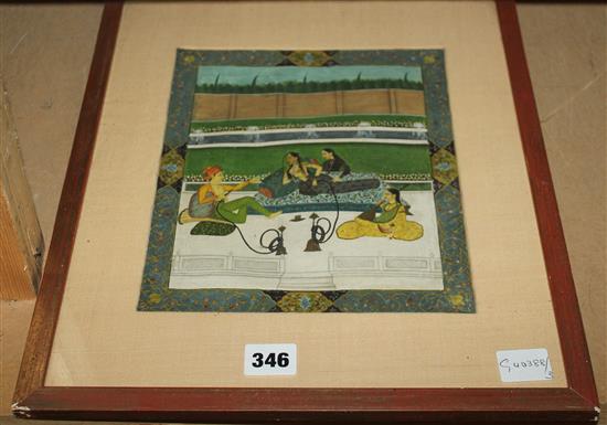 Framed Indian painting
